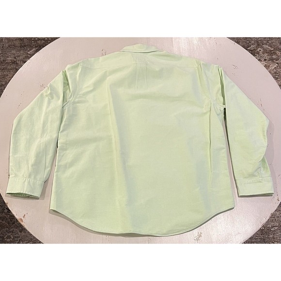 Ralph Lauren Polo Shirt Mens Extra Large Green Long Sleeve Button Down - Picture 7 of 10